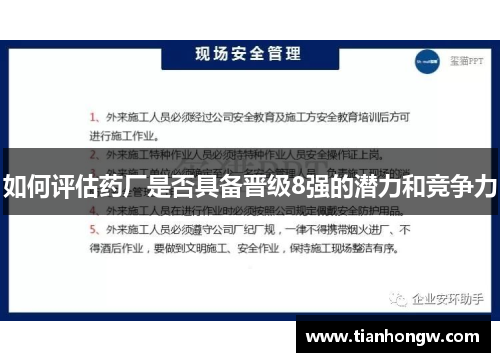 如何评估药厂是否具备晋级8强的潜力和竞争力